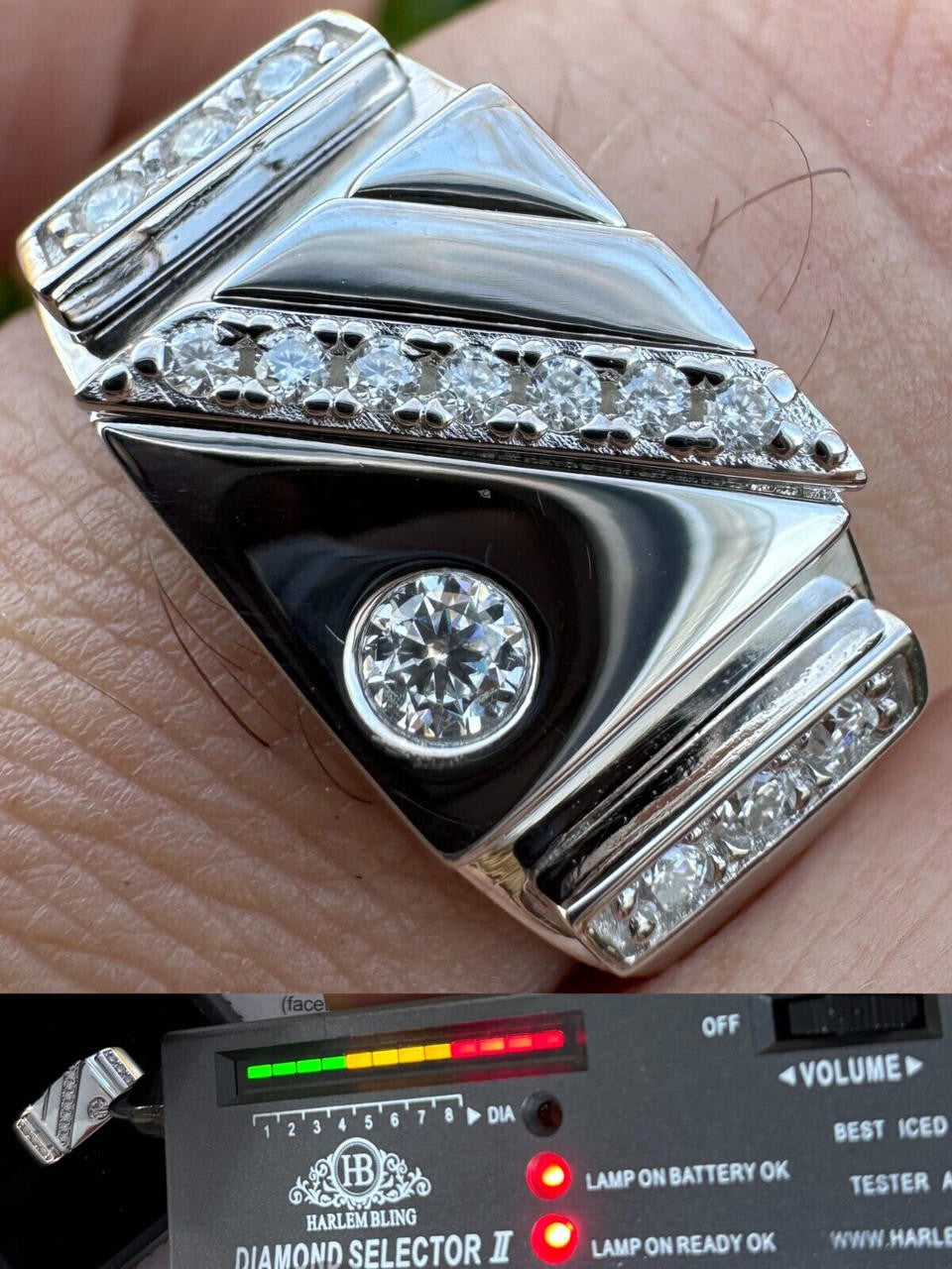 Moissanite Old Timer Ring | 925 Silver