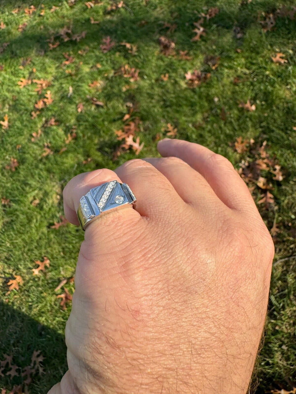 Moissanite Old Timer Ring | 925 Silver