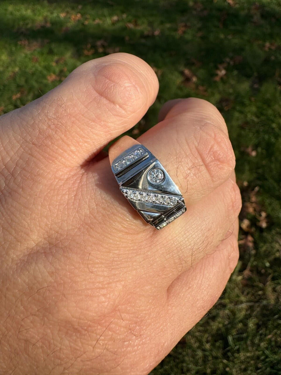 Moissanite Old Timer Ring | 925 Silver