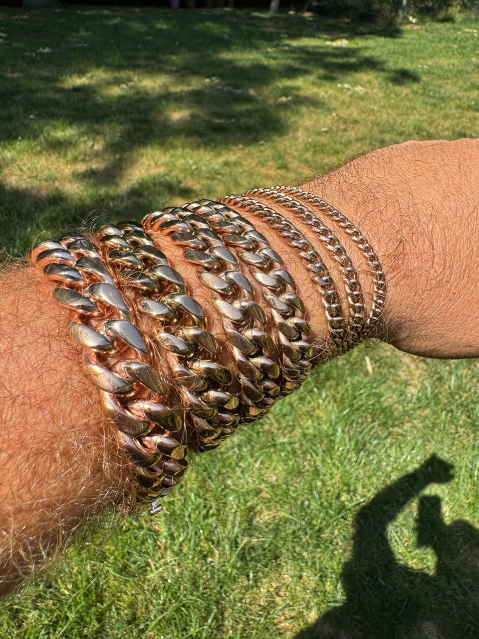 Miami Cuban Link Bracelet | 14k Rose Gold Plated Stainless Steel