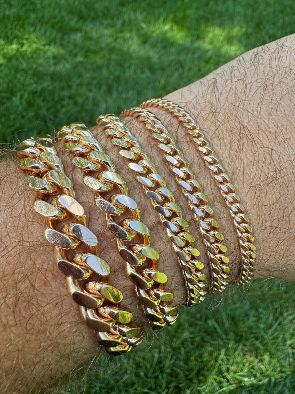 Miami Cuban Link Bracelet | 14k Rose Gold Vermeil 925 Sterling Silver