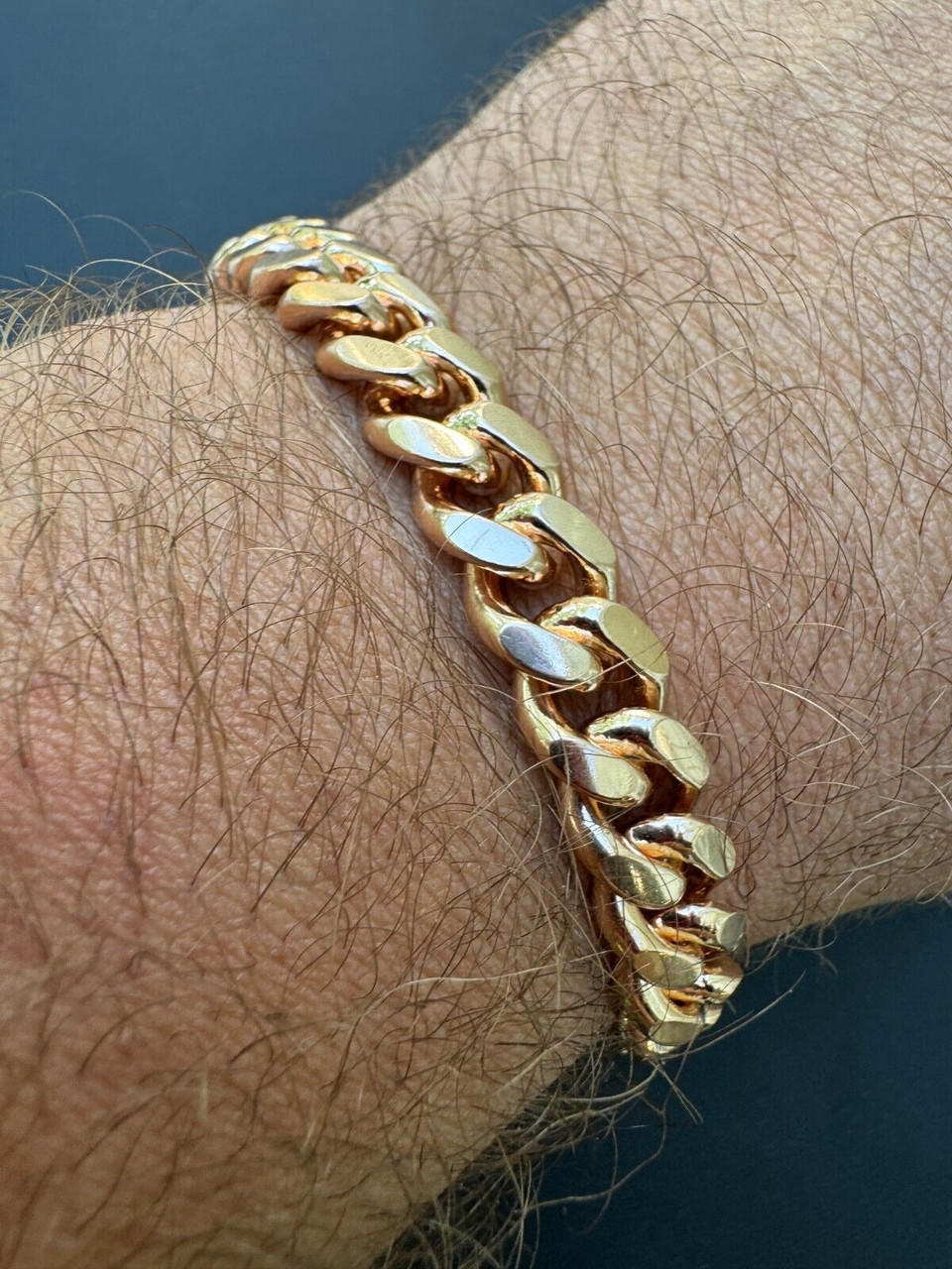 Miami Cuban Link Bracelet | 14k Rose Gold Vermeil 925 Sterling Silver