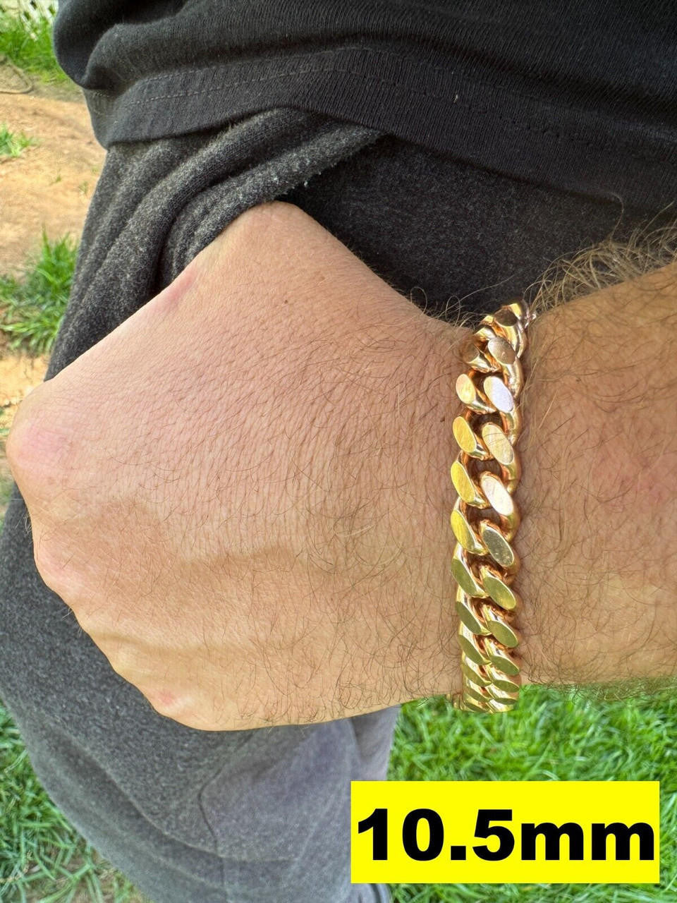 Miami Cuban Link Bracelet | 14k Rose Gold Vermeil 925 Sterling Silver