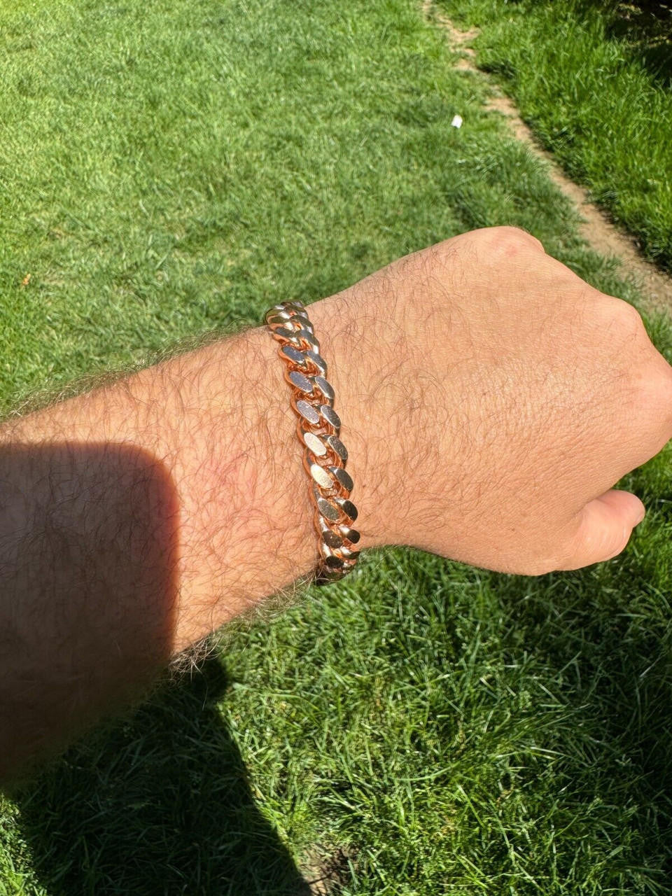 Miami Cuban Link Bracelet | 14k Rose Gold Vermeil 925 Sterling Silver