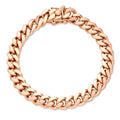 Miami Cuban Link Bracelet | 14k Rose Gold Vermeil 925 Sterling Silver