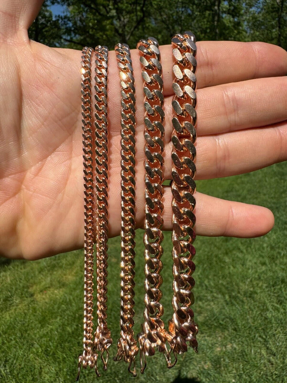 Miami Cuban Link Bracelet | 14k Rose Gold Vermeil 925 Sterling Silver