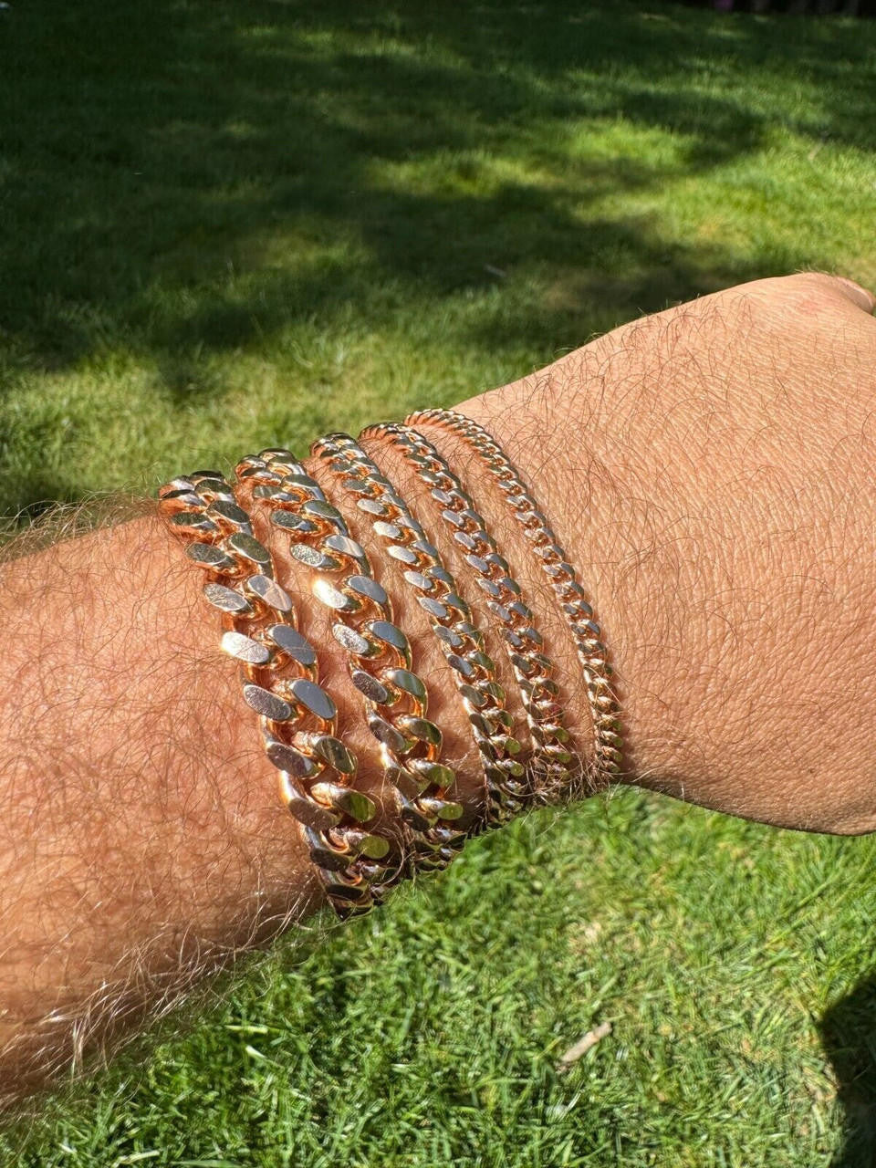 Miami Cuban Link Bracelet | 14k Rose Gold Vermeil 925 Sterling Silver