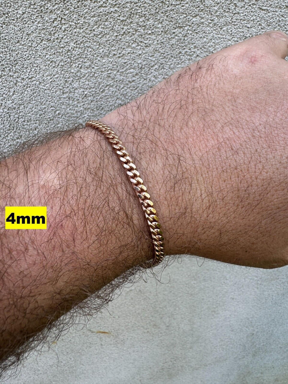 Miami Cuban Link Bracelet | 14k Rose Gold Vermeil 925 Sterling Silver