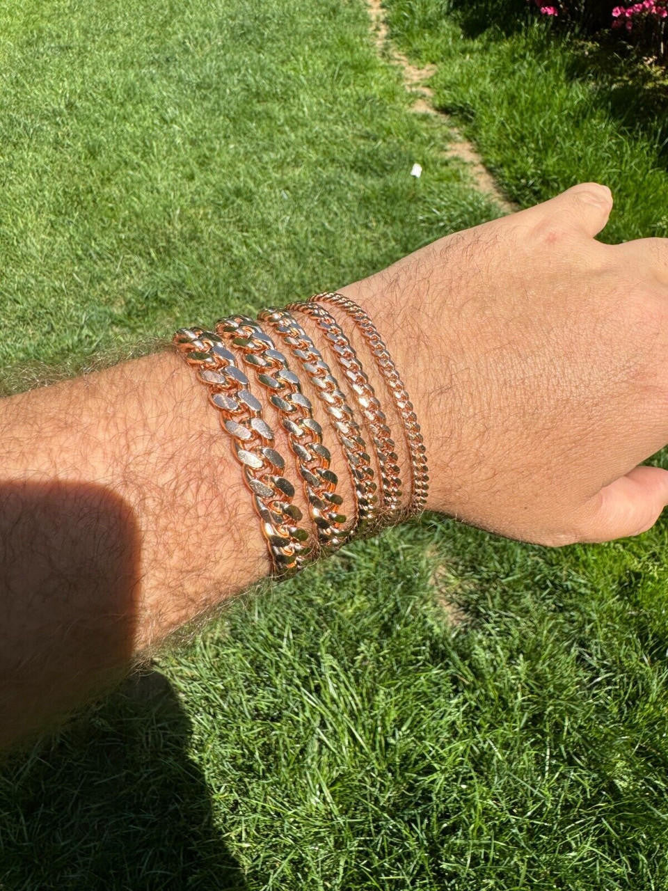 Miami Cuban Link Bracelet | 14k Rose Gold Vermeil 925 Sterling Silver