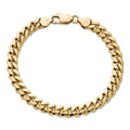 Miami Cuban Link Bracelet Lobster Clasp | 14k Gold Vermeil 925 Sterling Silver