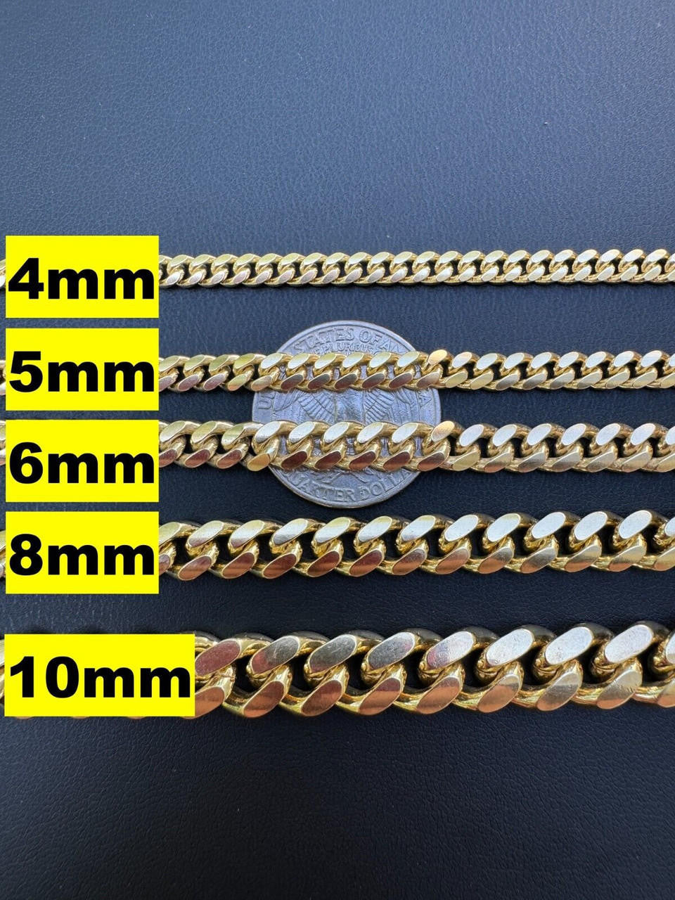 Miami Cuban Link Bracelet Lobster Clasp | 14k Gold Vermeil 925 Sterling Silver