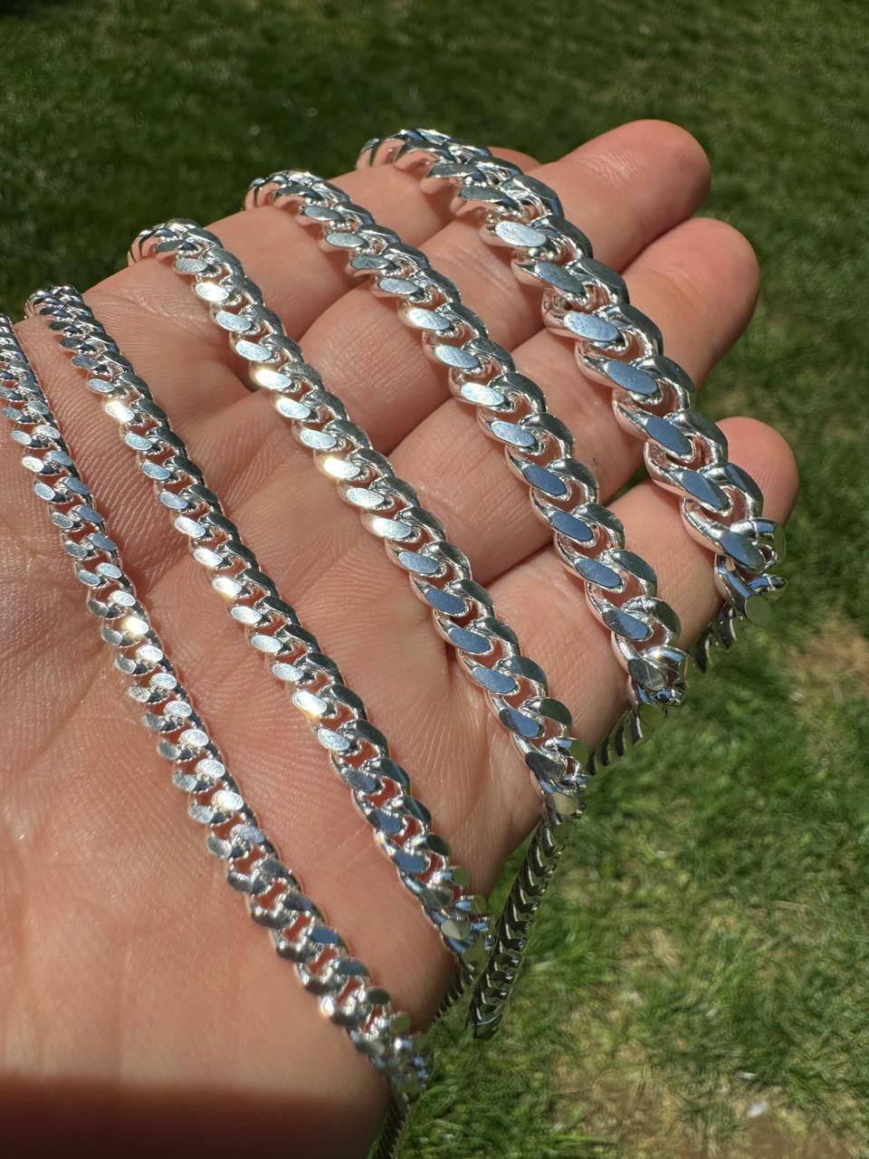 Miami Cuban Link Bracelet Lobster Clasp | 925 Sterling Silver