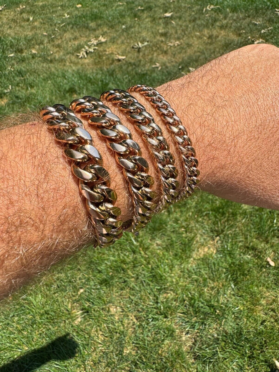 Miami Cuban Link Bracelet W. CZ Clasp | Rose Gold Plated Stainless Steel