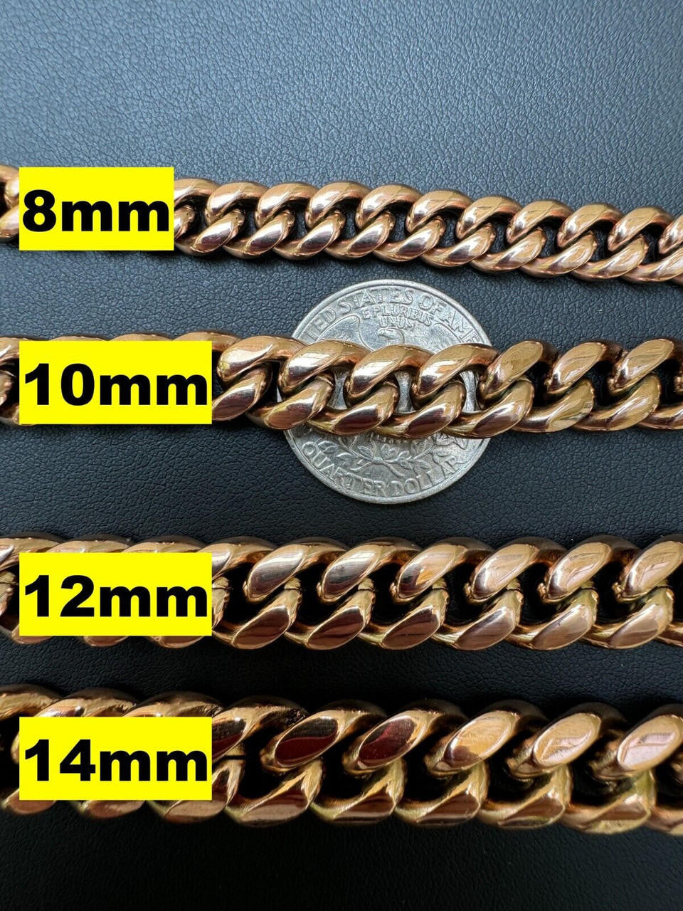 Miami Cuban Link Bracelet W. CZ Clasp | Rose Gold Plated Stainless Steel