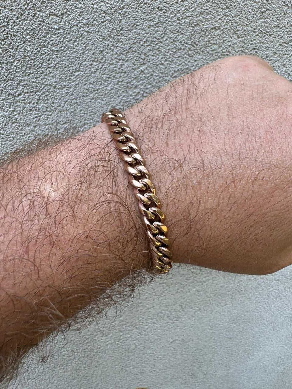 Miami Cuban Link Bracelet W. CZ Clasp | Rose Gold Plated Stainless Steel