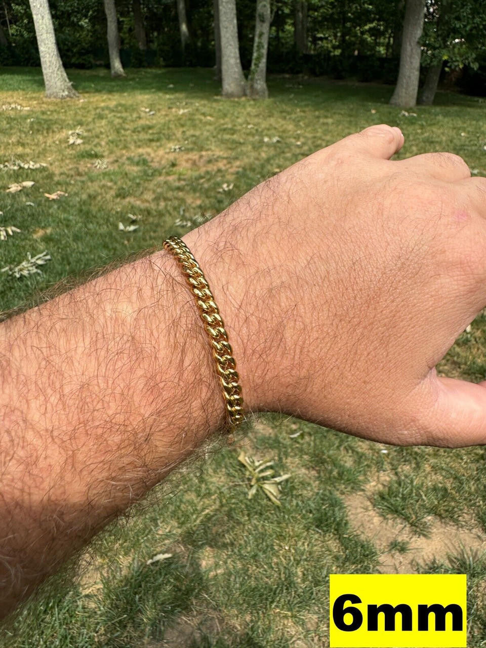 Miami Cuban Link Bracelet | 18k Yellow Gold Plated Stainless Steel