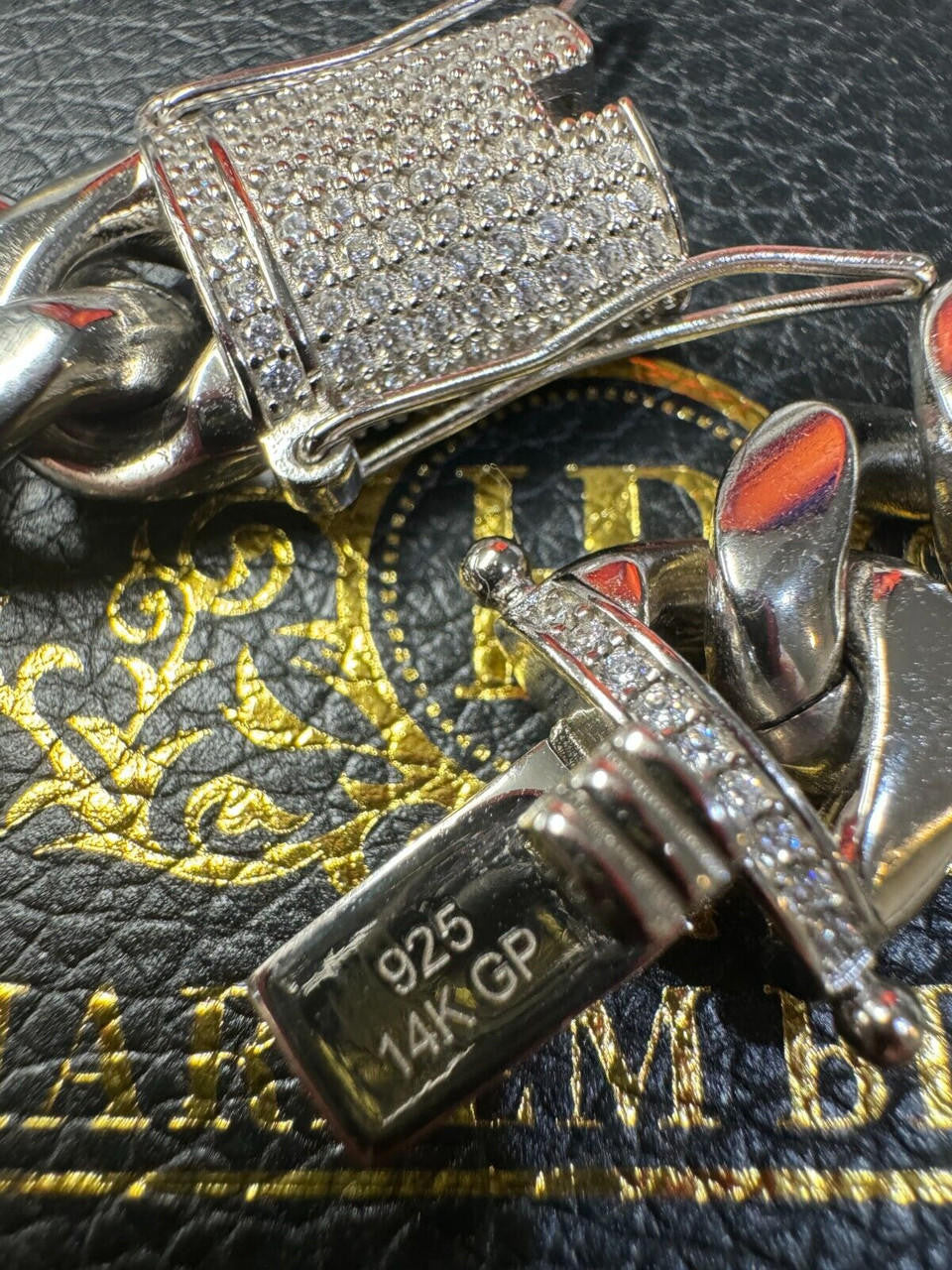 Miami Cuban Link Chain Necklace W. CZ Clasp | Stainless Steel W. 925 Silver Clasp