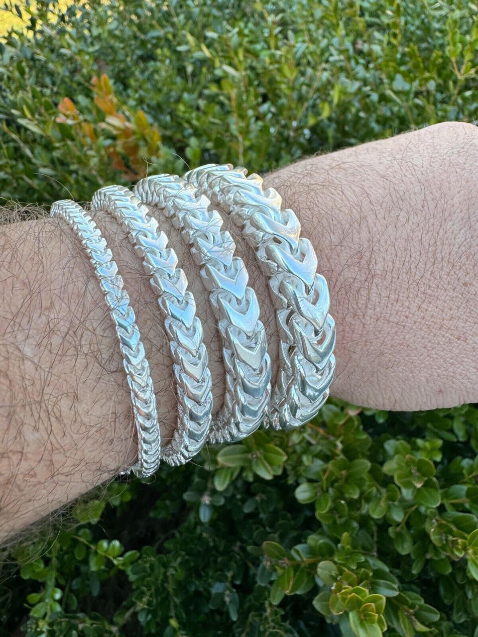 Modern Franco Link Bracelet W. Box Lock | 925 Sterling Silver