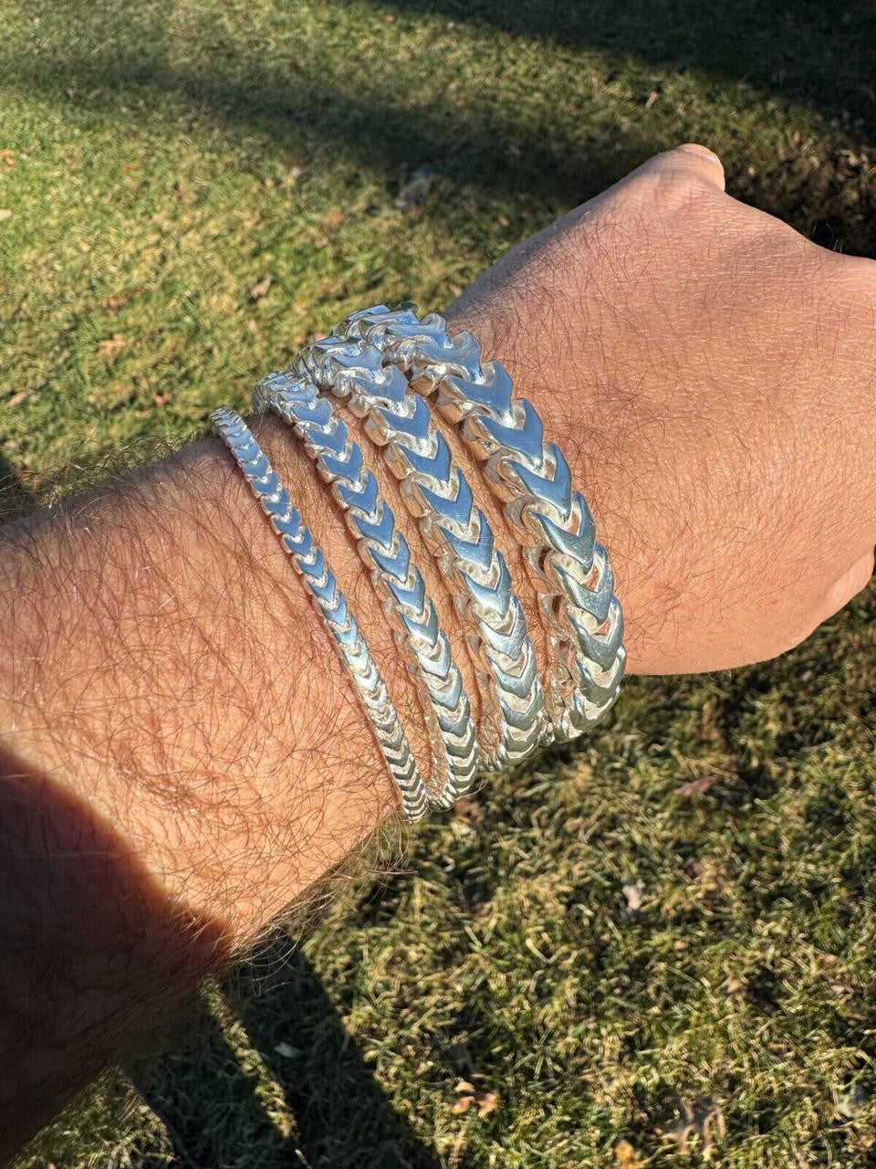 Modern Franco Link Bracelet W. Box Lock | 925 Sterling Silver
