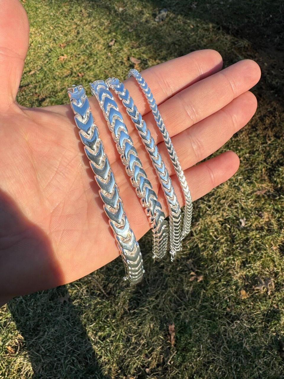 Modern Franco Link Bracelet W. Box Lock | 925 Sterling Silver