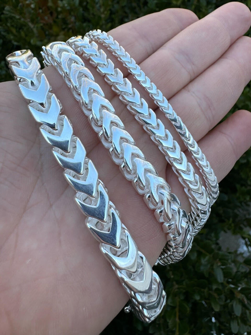 Modern Franco Link Bracelet W. Box Lock | 925 Sterling Silver