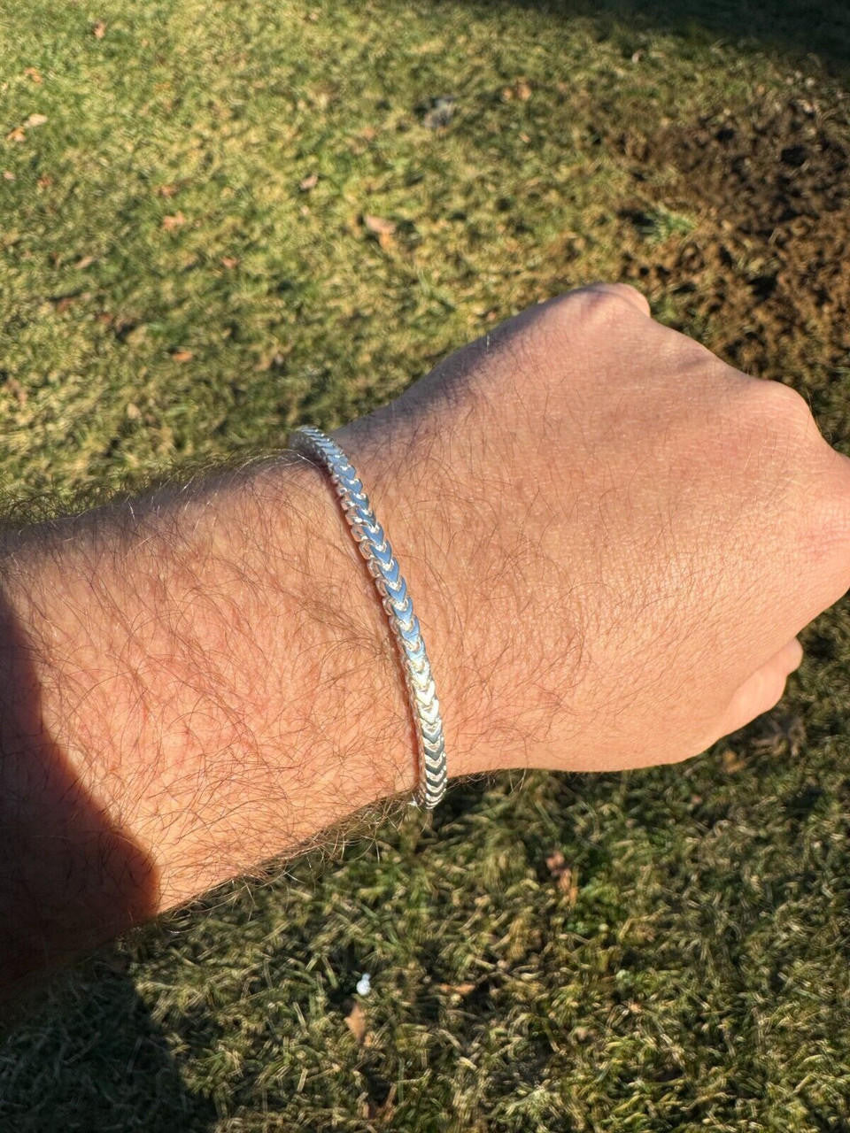 Modern Franco Link Bracelet W. Box Lock | 925 Sterling Silver