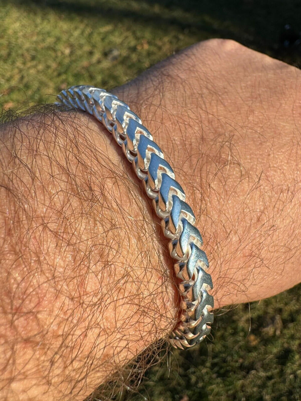 Modern Franco Link Bracelet W. Box Lock | 925 Sterling Silver