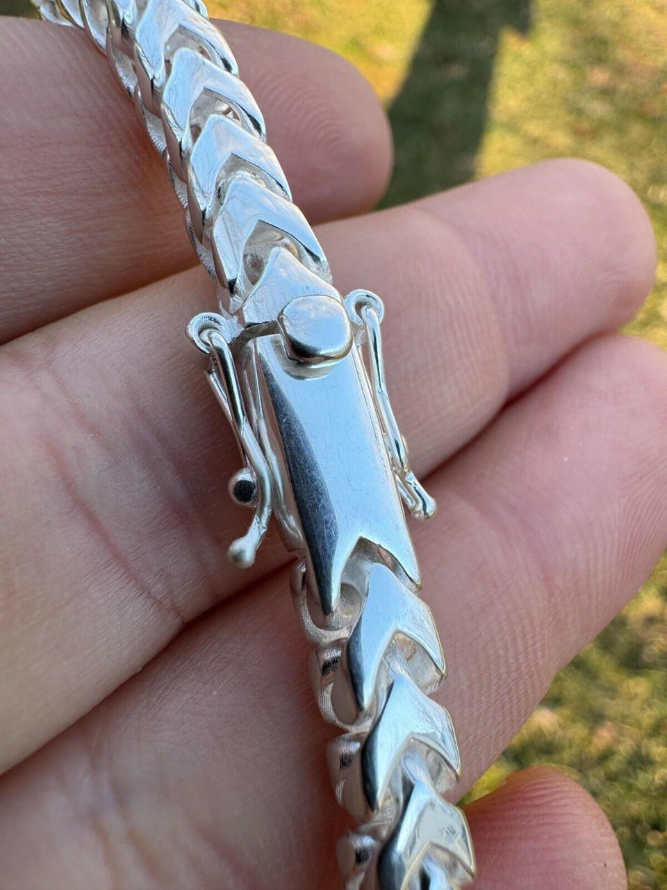Modern Franco Link Bracelet W. Box Lock | 925 Sterling Silver