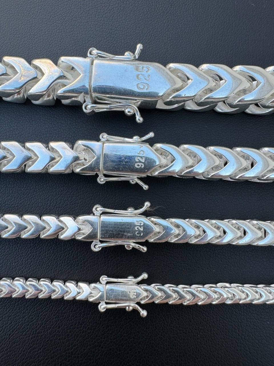 Modern Franco Link Bracelet W. Box Lock | 925 Sterling Silver