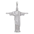 Moissanite Christ The Redeemer Pendant | 925 Silver