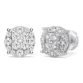 Moissanite Iced Out Culture Earrings | 925 Silver