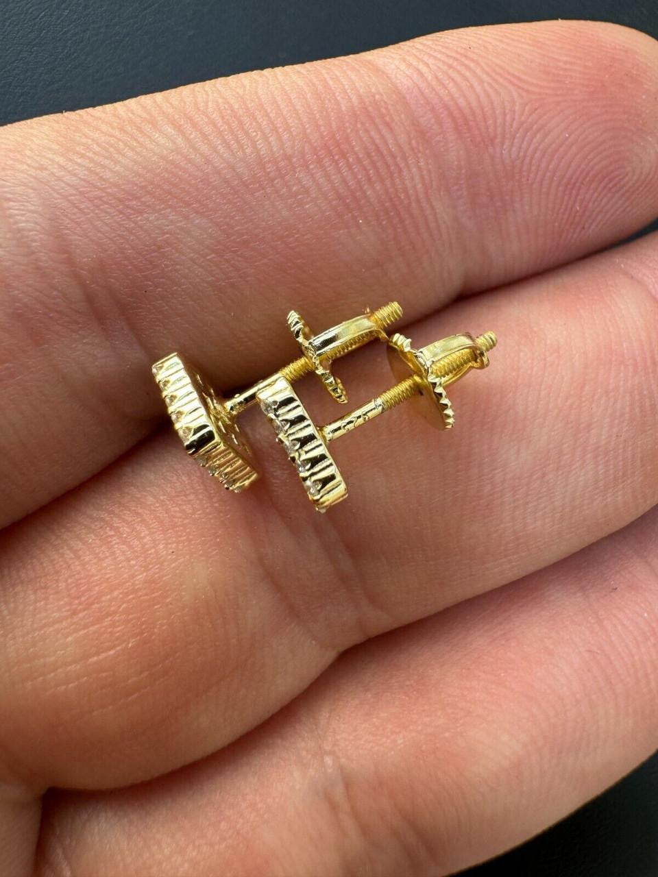 Moissanite Northern Ice Cartel Iced Out Earrings | 14k Gold Vermeil 925 Silver