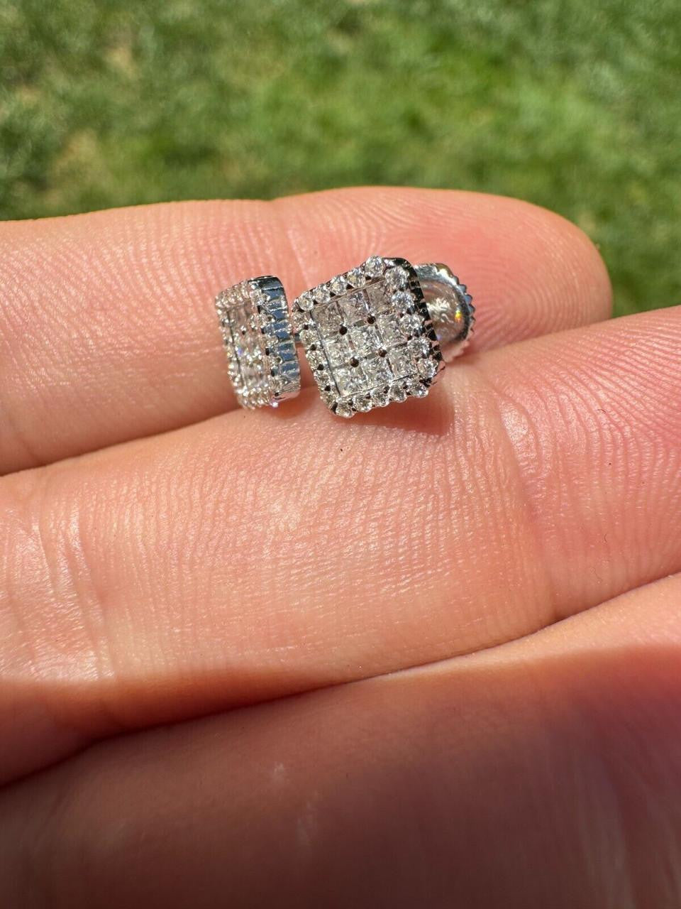 Moissanite Northern Ice Cartel Iced Out Earrings | 925 Silver