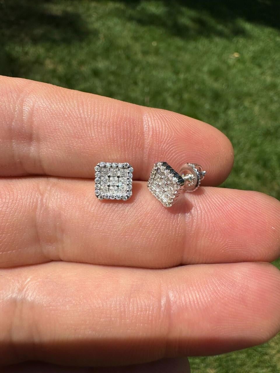 Moissanite Northern Ice Cartel Iced Out Earrings | 925 Silver