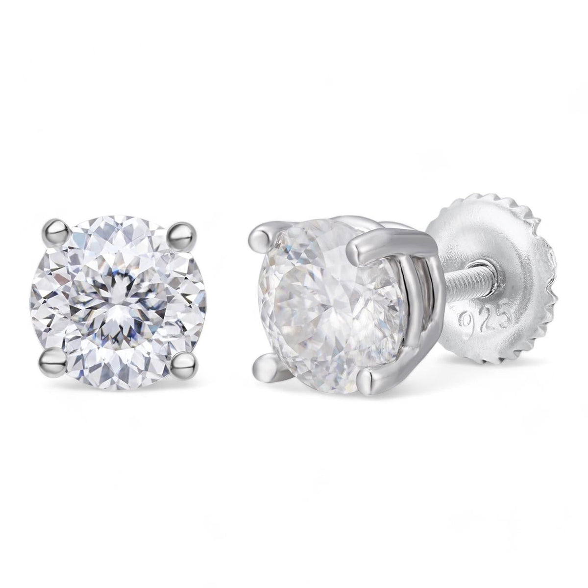 Moissanite Portuguese Cut | 100 Facets Each Stone