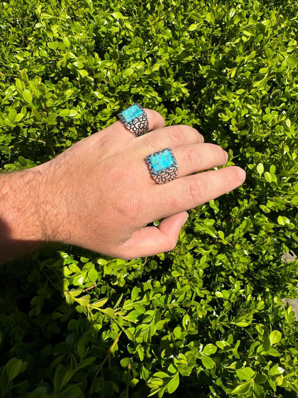 Goldminer's Nugget Ring | 925 Silver Oxidized