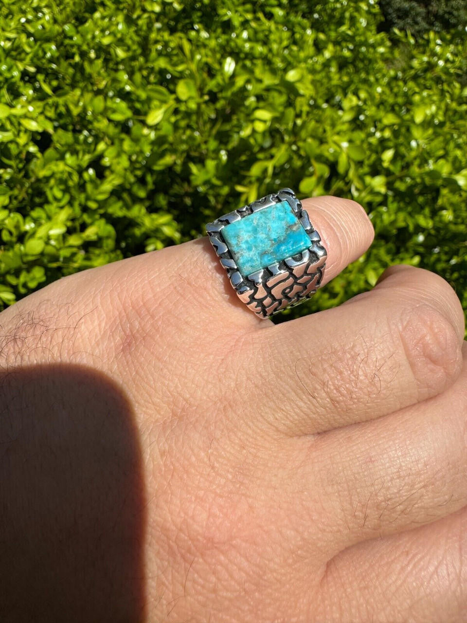 Goldminer's Nugget Ring | 925 Silver Oxidized
