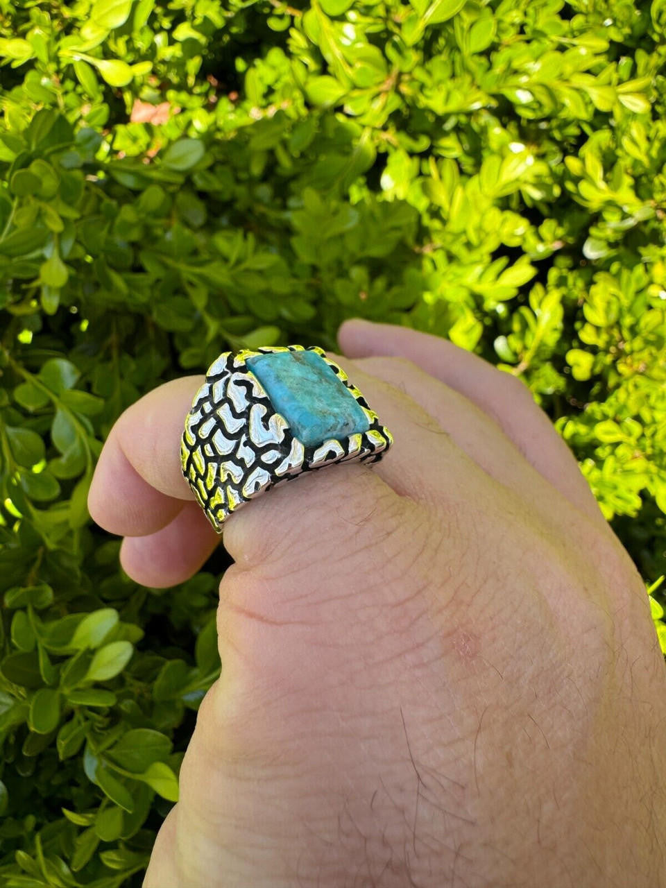 Goldminer's Nugget Ring | 925 Silver Oxidized