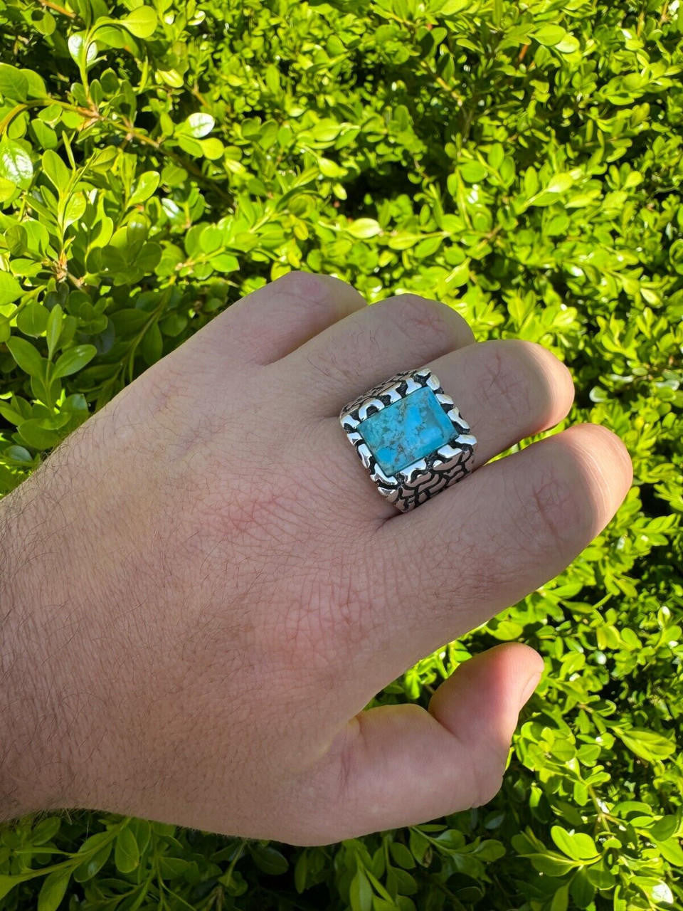 Goldminer's Nugget Ring | 925 Silver Oxidized