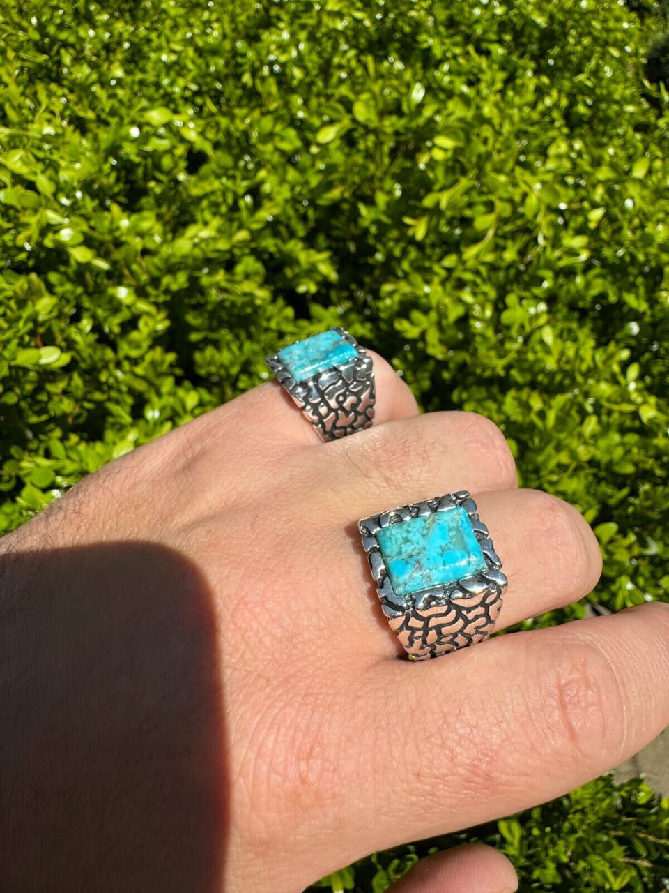 Goldminer's Nugget Ring | 925 Silver Oxidized