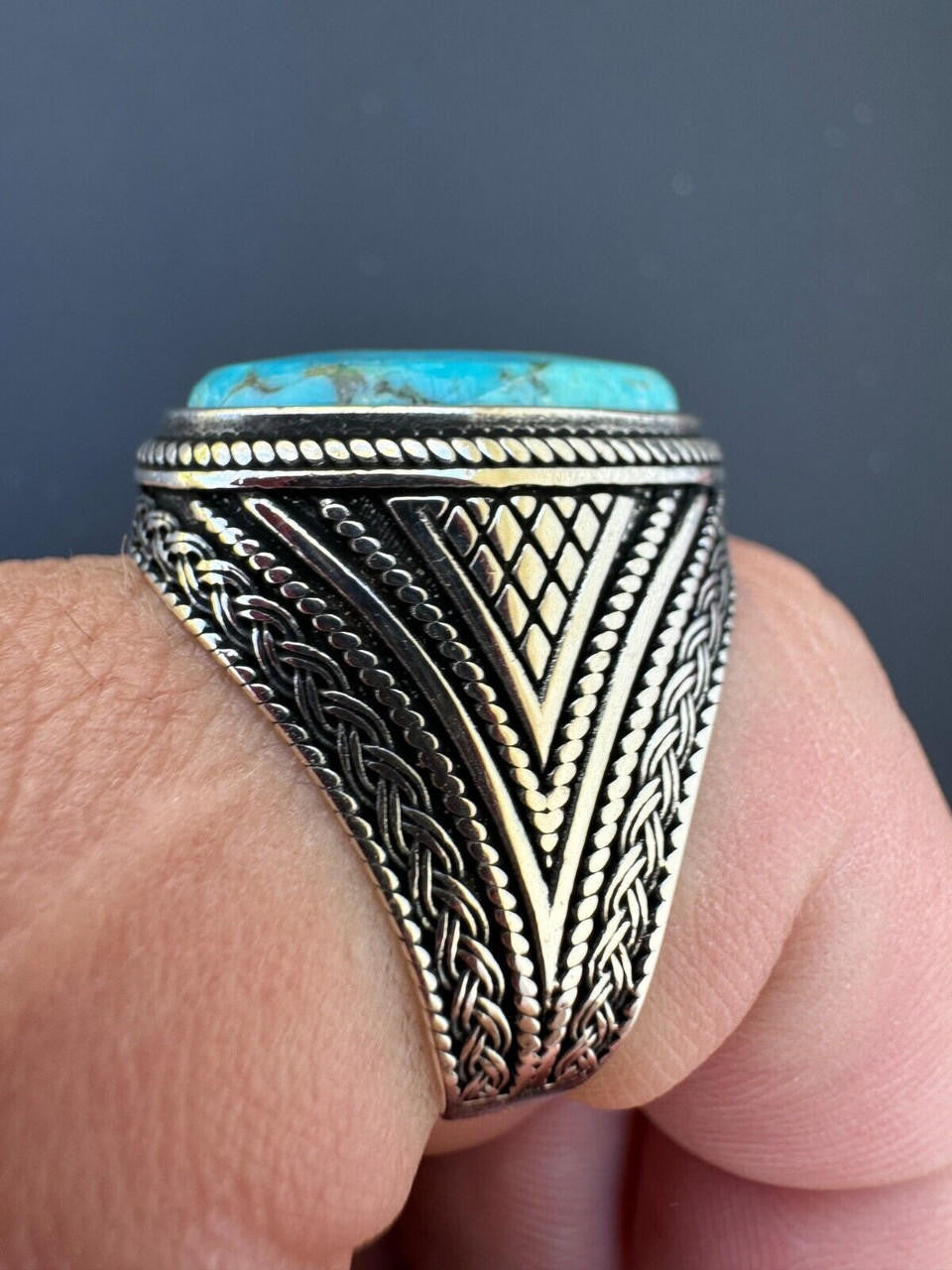 Wisdom Is Power Ring | 925 Silver Oxidized