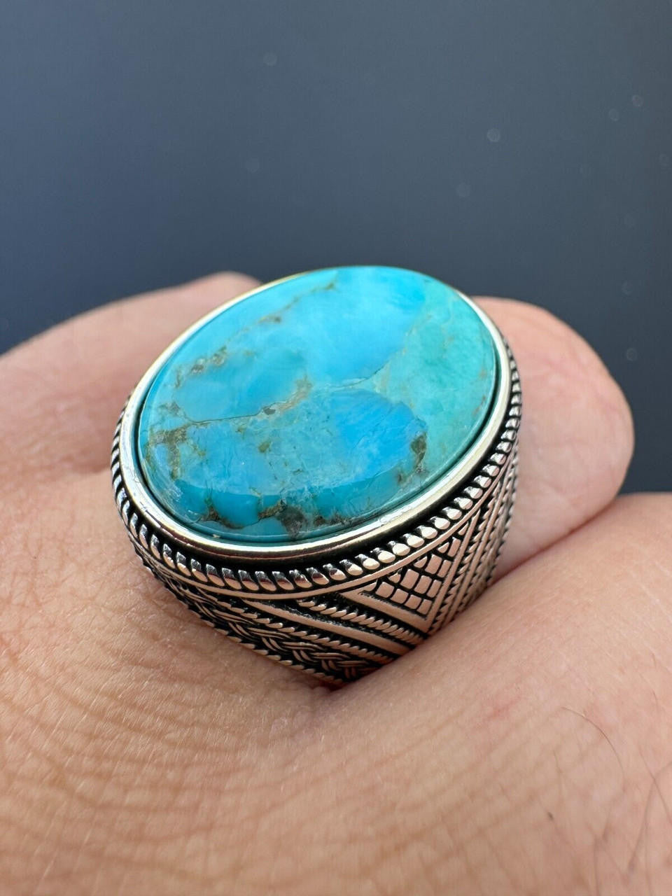 Wisdom Is Power Ring | 925 Silver Oxidized