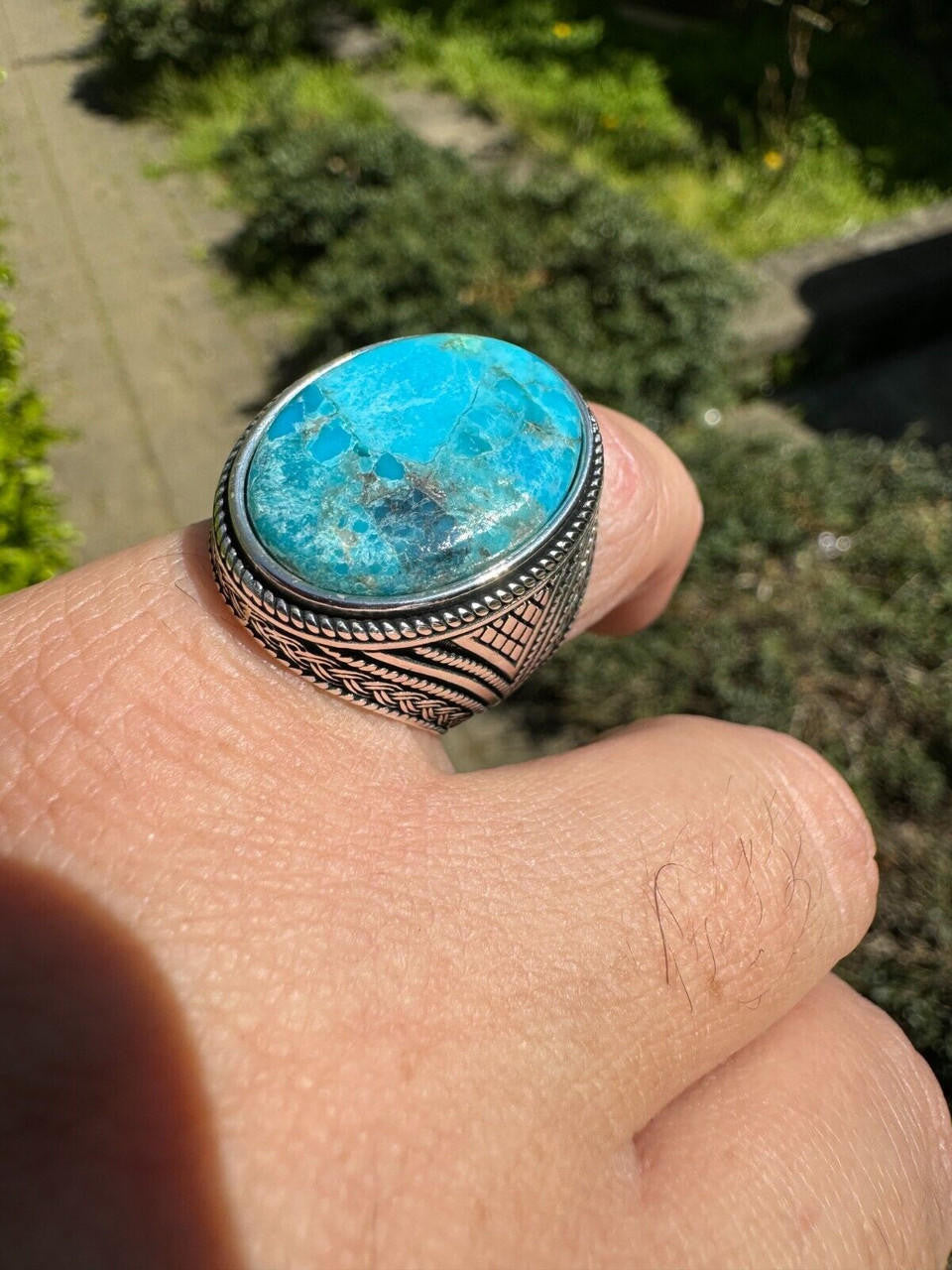 Wisdom Is Power Ring | 925 Silver Oxidized