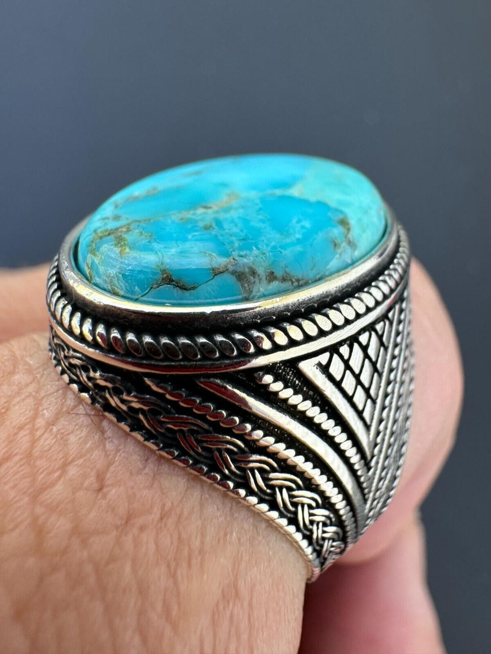 Wisdom Is Power Ring | 925 Silver Oxidized