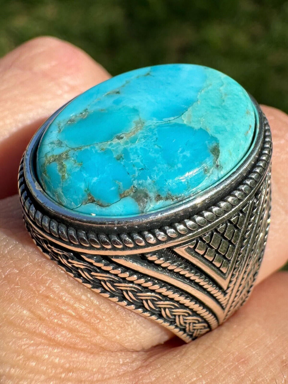 Wisdom Is Power Ring | 925 Silver Oxidized
