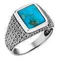NYC Blue Vision Ring | 925 Silver Oxidized