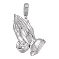 Praying Folded Hands Religious Pendant | 925 Silver