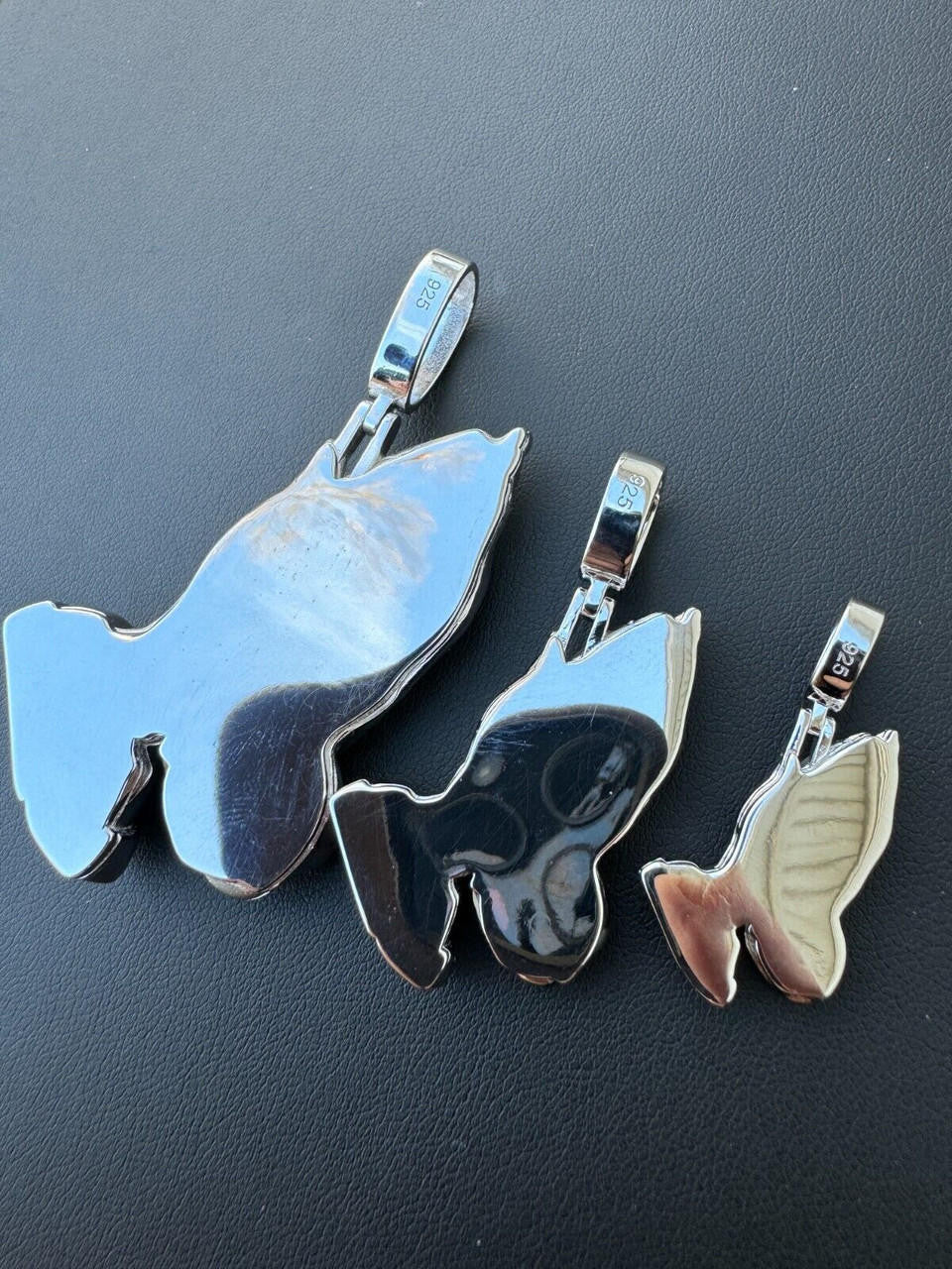 Praying Folded Hands Religious Pendant | 925 Silver