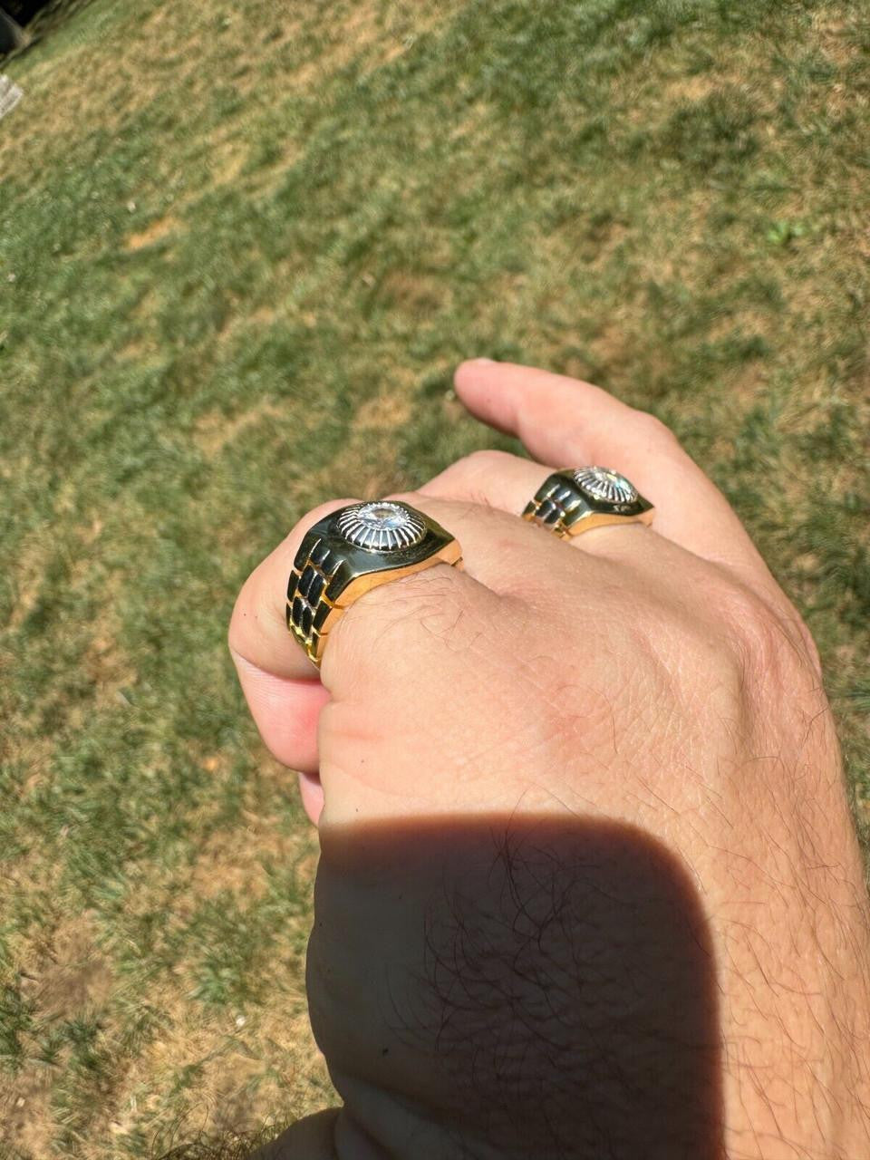 Presidential Watch Star Ring | CZ Stones
