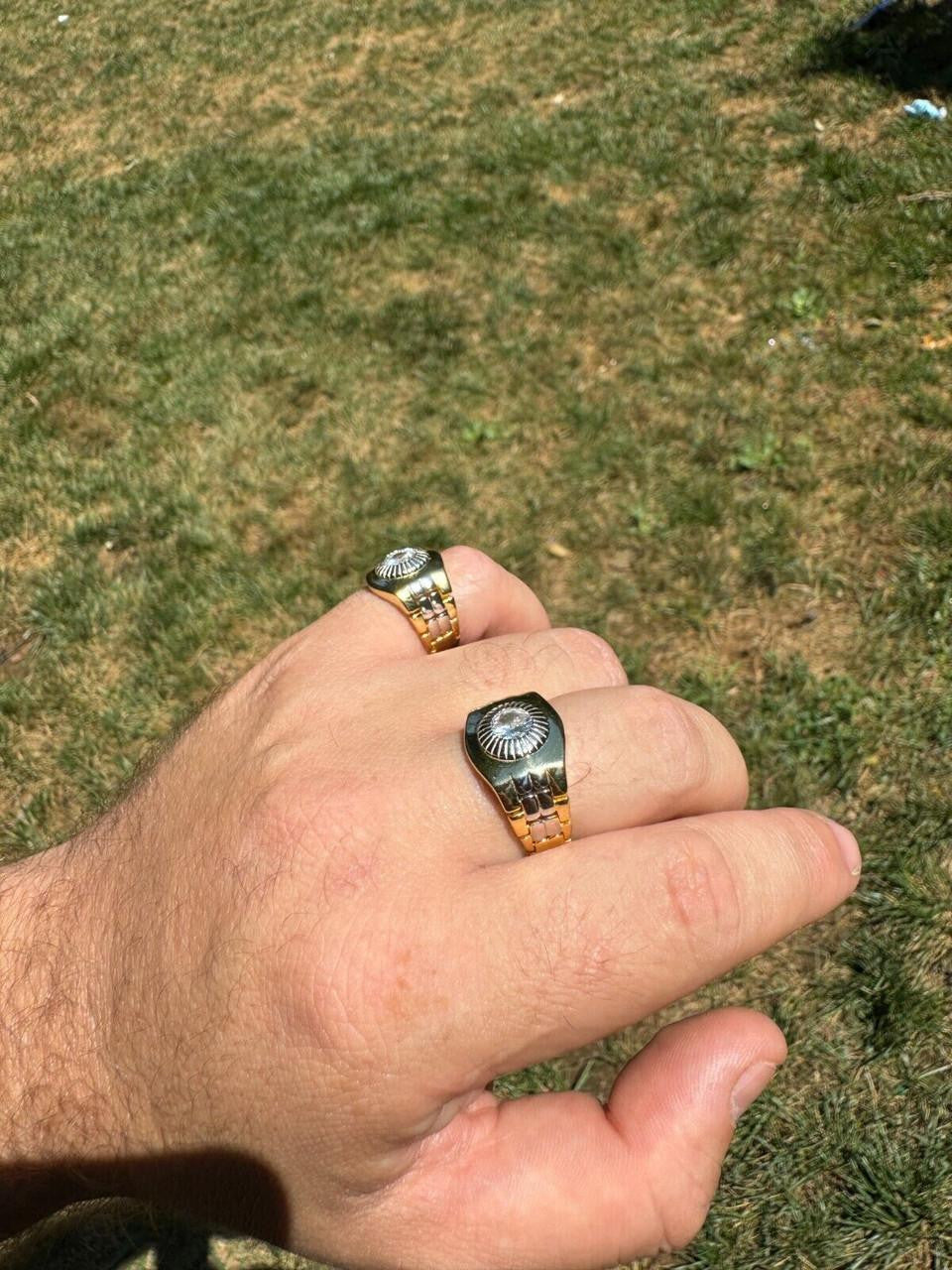 Presidential Watch Star Ring | CZ Stones
